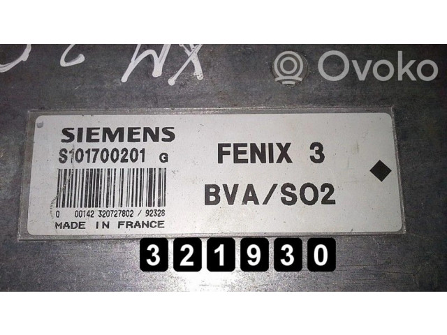 Řídící jednotka S101700201G Citroen XM 1991