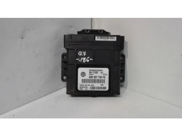 Блок управления коробкой передач 09D927750FS, MTJA016153 Audi Q7 4L