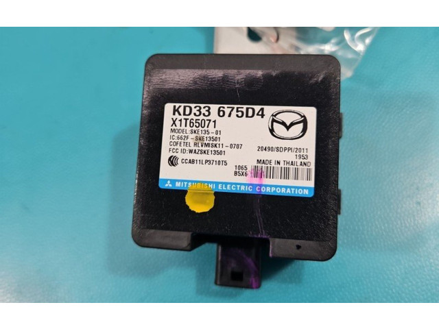 Блок комфорта KD33675D4, IMPRK1383856 Mazda 3 III