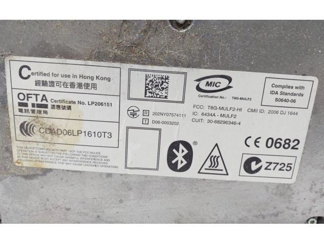 Řídící jednotka 84109207360 BMW X6 E71 2009