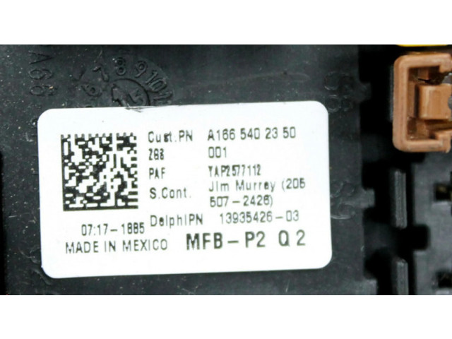   Pojistková skříňka A1665402350   Mercedes-Benz ML W166 2017