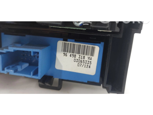 Блок управления климат-контролем 96573328YW Citroen Berlingo