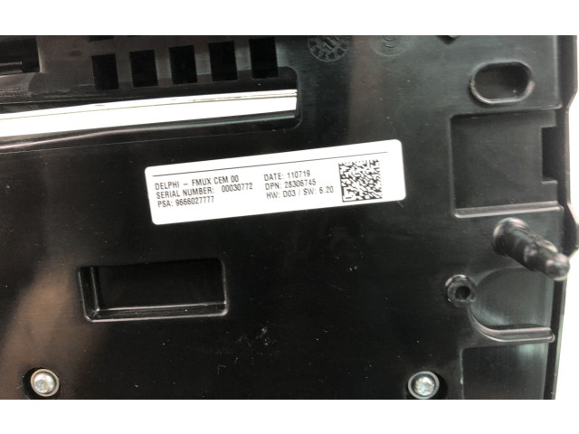 Блок управления климат-контролем 9666027777 Citroen DS4