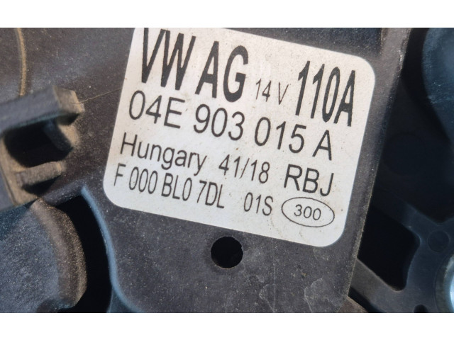 Генератор 04E903015A, F000BL07DL Volkswagen Golf VII