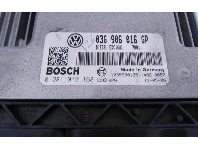 Řídící jednotka 03G9060Q6GP, 0281012168 Volkswagen Caddy 2005