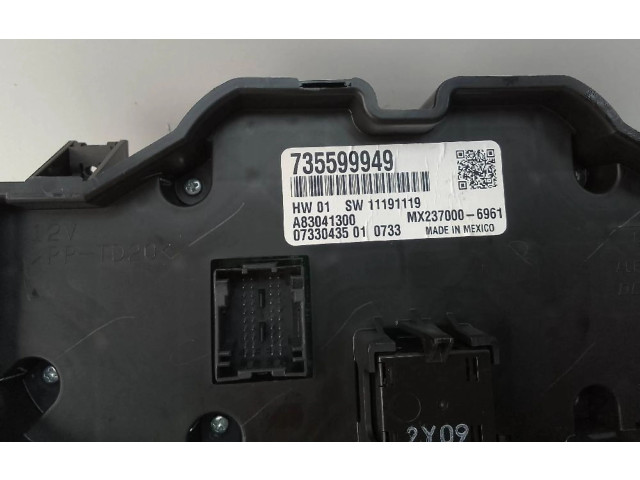 Блок управления климат-контролем 735599949 Fiat Panda III