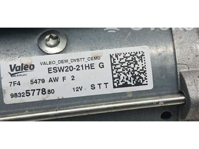 Турбина Стартер Peugeot Partner III  9832577880, ESW2021HE   для двигателя YH01      