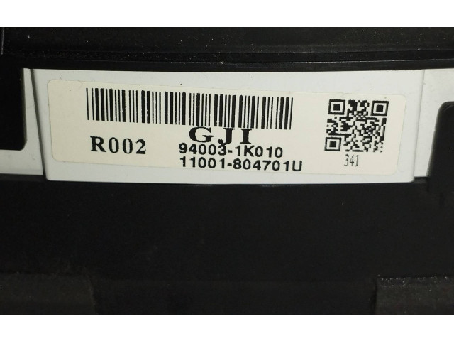 Панель приборов 940031K010, 11001804701U   Hyundai ix20       