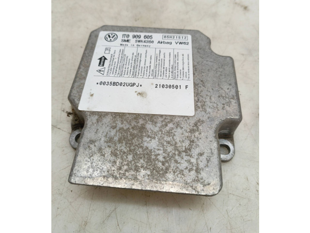 Блок подушек безопасности 1T0909605, 05H21S12   Volkswagen Touran I
