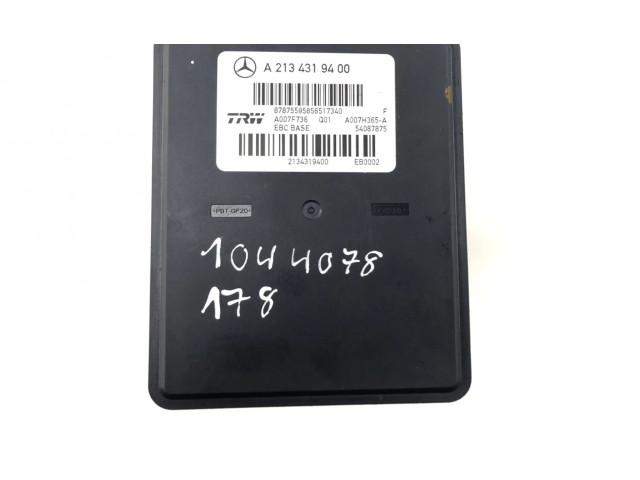 Jednotka ABS A2134319500, A2134319500 Mrcedes-Benz E AMG W213 2018