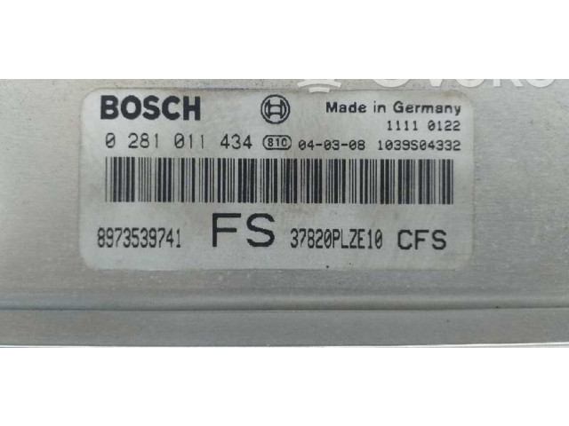 Řídící jednotka 0281011434 Honda Civic 2004