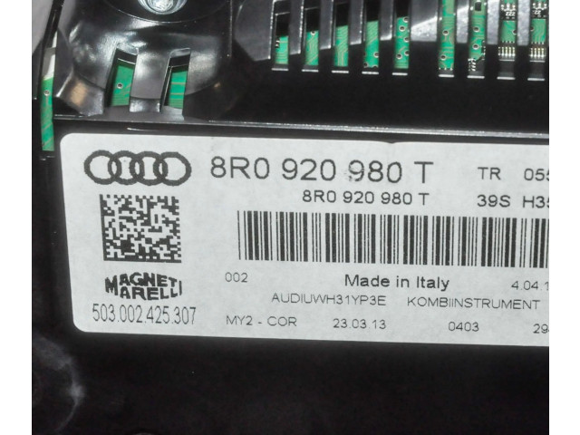 Панель приборов 8R0920980T Audi Q5 SQ5