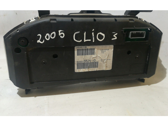 Панель приборов 8200316824   Renault Clio III       