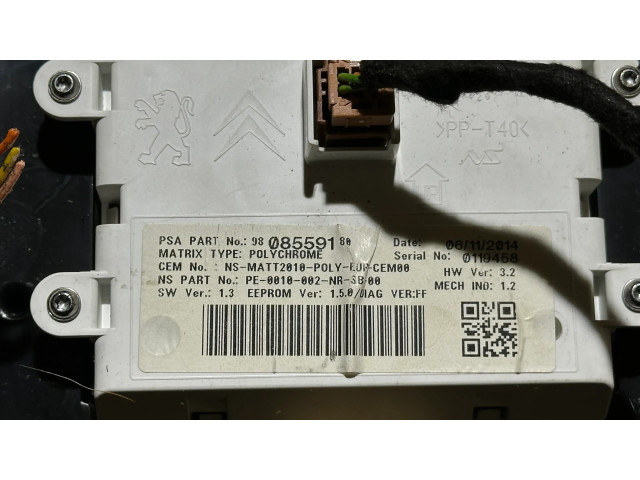 Панель приборов 9808559180, 9812980380 Citroen DS4