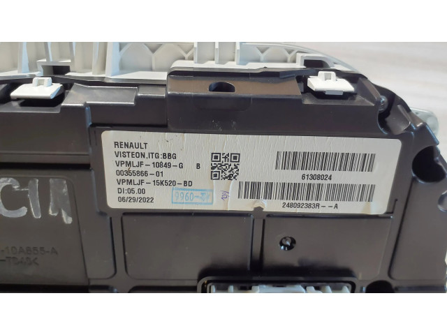 Панель приборов 248092383R, 0035586601 Dacia Spring