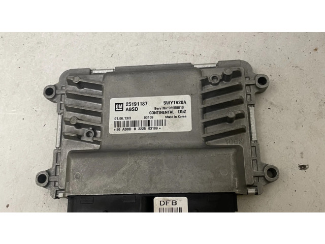 Блок управления двигателя 5WY1V20A Chevrolet Spark