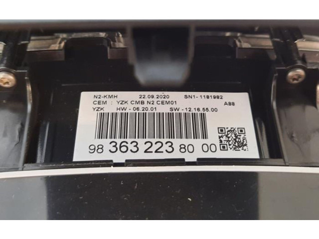 Панель приборов 9836322380   Citroen C3 Aircross       