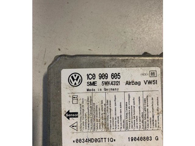 Блок подушек безопасности 1C0909605, 19040803G Volkswagen Golf IV