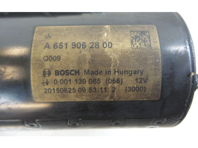 Стартер A6519062800, A6519062800 Mercedes-Benz C W205