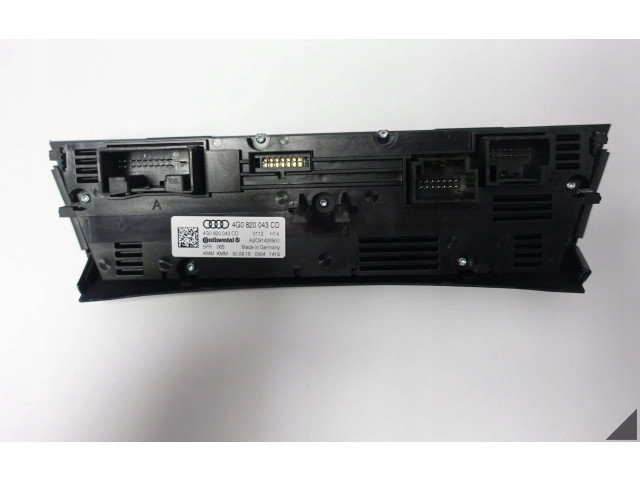 Блок управления климат-контролем 4G0820043CD   Audi A7 S7 4G