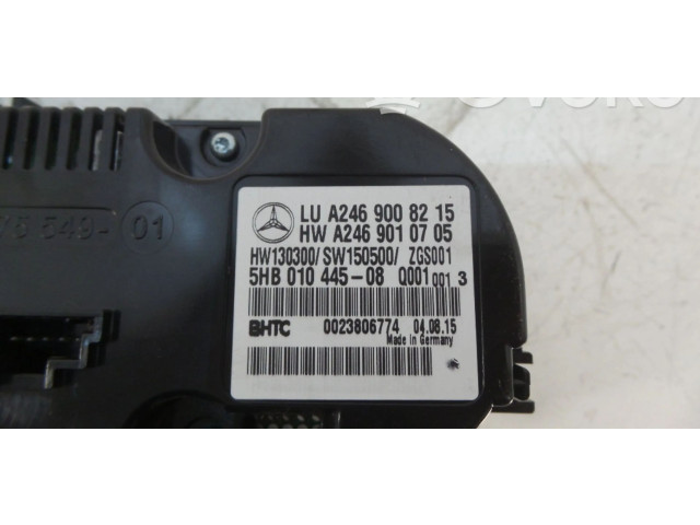 Блок управления климат-контролем A2469008215   Mercedes-Benz GLA W156