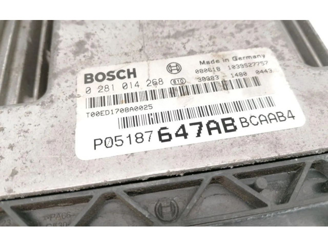 Řídící jednotka P05187647AB, 0281014268   Dodge Caliber 2010