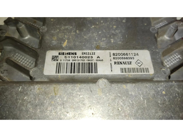 Блок управления двигателя 8200661124, 8200598393 Dacia Logan I