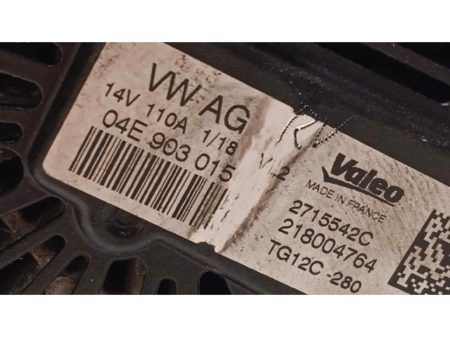 Генератор 04E903015, TG12C280 Skoda Fabia Mk3 (NJ) 1.0