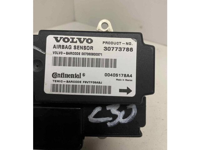 Блок подушек безопасности 30773786, 00405178A4 Volvo C30