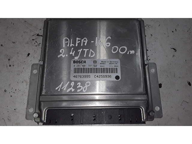 Блок управления двигателя 0281001787 Alfa Romeo 166