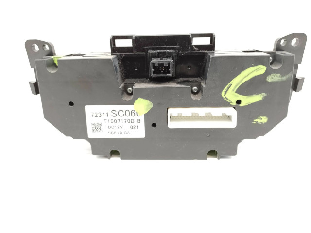 Блок управления климат-контролем 72311SC060, T1007170DB   Subaru Forester SH