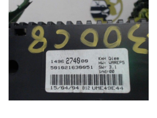 Панель приборов    Citroen C8       