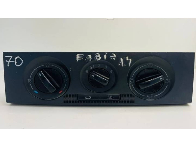 Блок управления климат-контролем 6Q0819445 Skoda Fabia Mk1 (6Y)