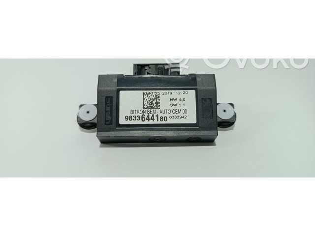 Блок управления 9833644180   Peugeot 5008