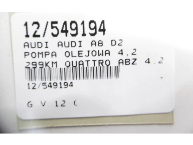 Čerpadlo oleje 077115109F, 077115109F Audi A8 S8 D2 4D
