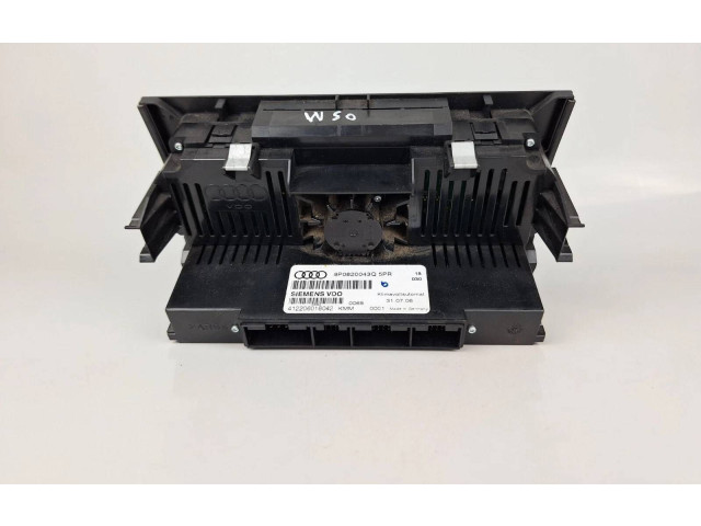 Блок управления климат-контролем 8P0820043Q Audi A3 S3 A3 Sportback 8P