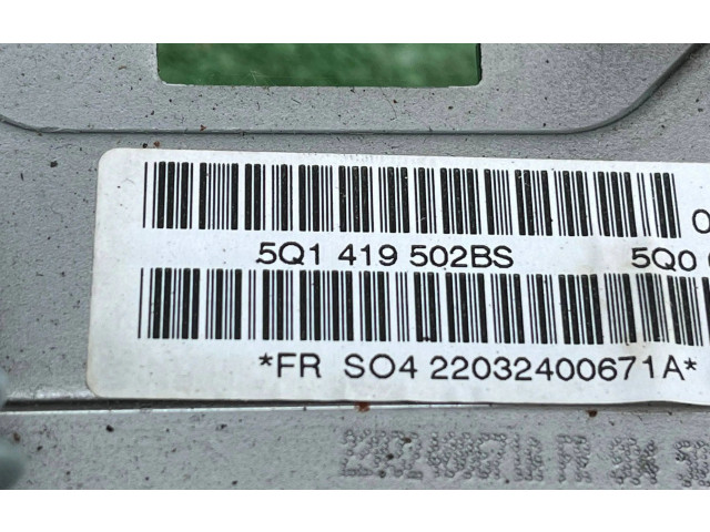 Ось рулевого колеса 5Q1419502BS Skoda Octavia Mk4