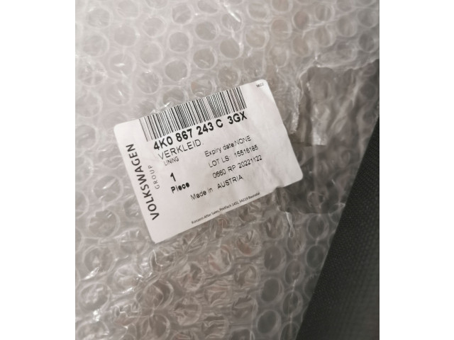 Блок управления 4K0867243C, 4K0867243C   Audi A6 S6 C8 4K