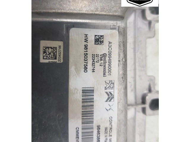 Řídící jednotka 9815037580, 9815037580   Peugeot 208 2022