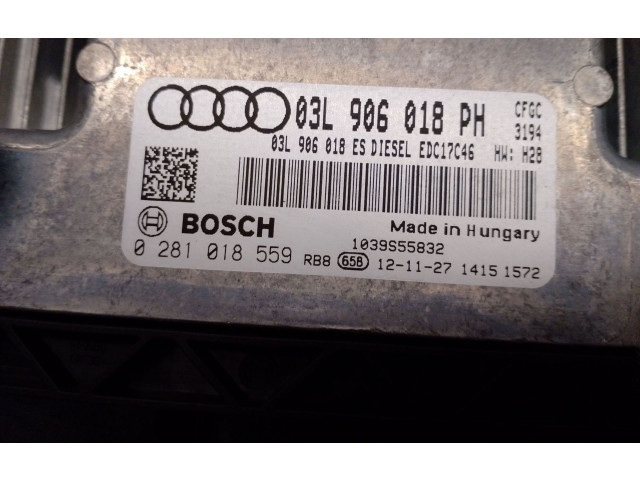 Блок управления двигателя 03L906018PH, 0281018559-BOSCH Audi Q3 8U