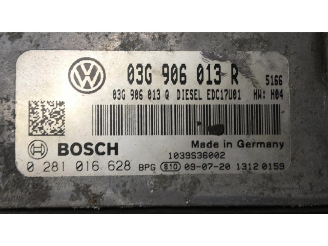 Блок управления двигателя 03G906013R, 03G906013Q Skoda Fabia Mk2 (5J)