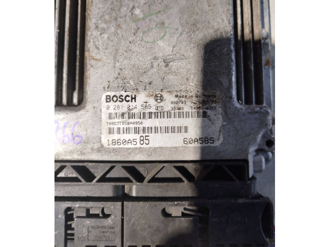Блок управления двигателя 0281014585, 1860a585 Mitsubishi Lancer VIII