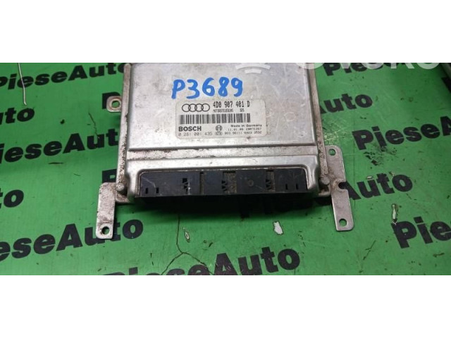 Блок управления двигателем Блок управления 0281001435, 4D0907401D   Audi A8 S8 D2 4D