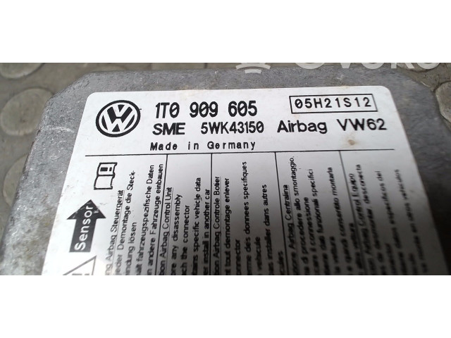Блок подушек безопасности 1T0909605, NICHTZUTREFFEND   Volkswagen Touran I