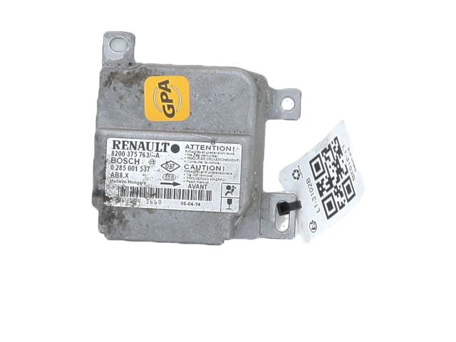 Блок подушек безопасности 8200375763, L1-3102B Renault Clio II