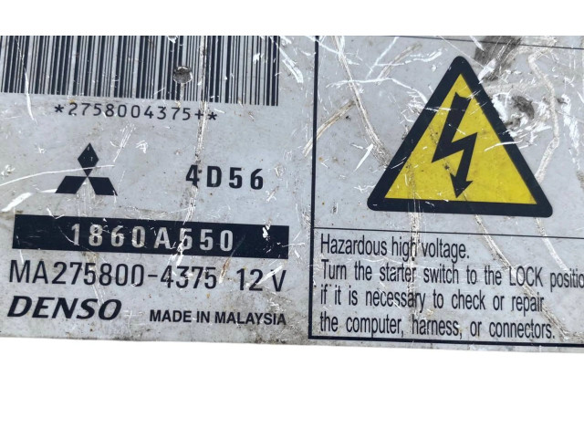 Řídící jednotka 1860A549, 1860A549 Mitsubishi L200 2006