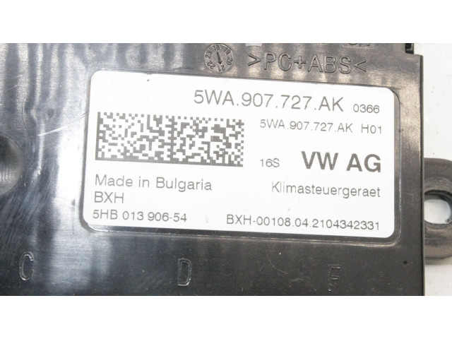 Блок управления климат-контролем 5WA907727AK Skoda Octavia Mk4