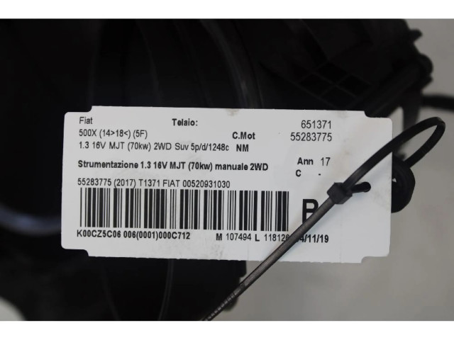 Панель приборов    Fiat 500X       