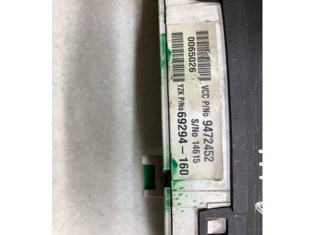 Панель приборов 9472452, 0065026 Volvo S80