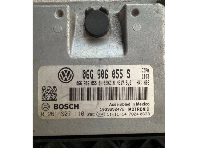 Блок управления двигателя 06G906055S, 0261S07110 Volkswagen Jetta VI